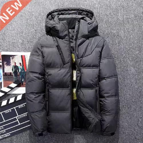 Hot Sale Windproof Down Jackets Men Warm Hooded Winter Outer