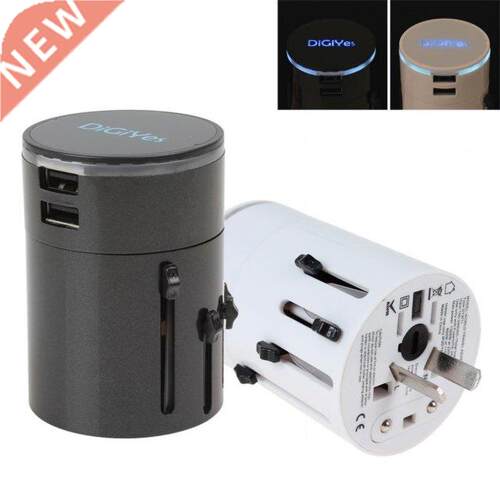 World Travel Power Plug Adapter [US UK EU AU] Worldwide Wall