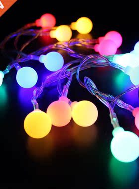 10m/6m/3m LED Ball String Lights Fairy Garland Christmas Out