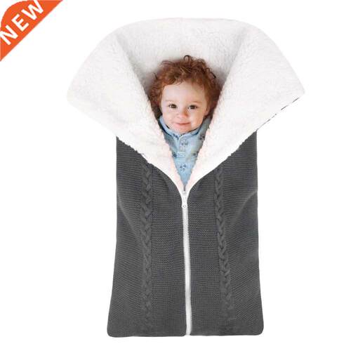 Newborns Sleeping Bag Thicken Winter Baby Envelope Knitted S
