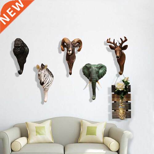 New Vintage Resin Wall Coat Rack Wall Hook Home Wall Decorat