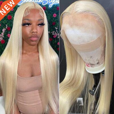 613 Lace Frontal Wig 13x6 Blonde Lace Front Wig Straight Hum