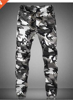 Camouflage Military Jogger Pants Men 2022 Pure Cotton Mens S
