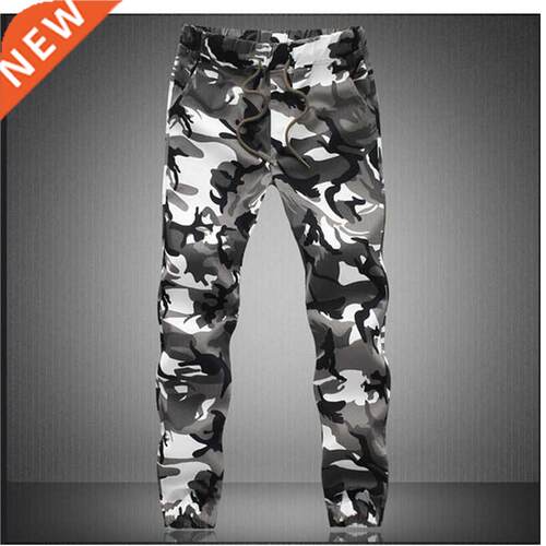 Camouflage Military Jogger Pants Men 2022 Pure Cotton Mens S