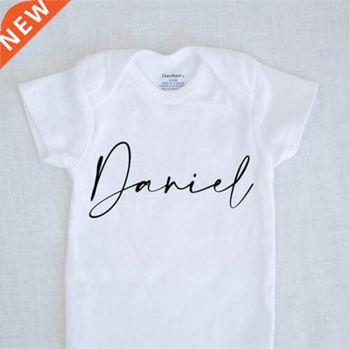 Custom Baby Onesie, Personalized Baby Boys Girls Clothes Ba
