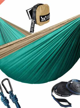Portable Hammock Double Person Nylon Camping Hammock Surviva