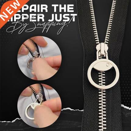 10pcs Zipper Puller Slider Detachable Instant Zipper Repair