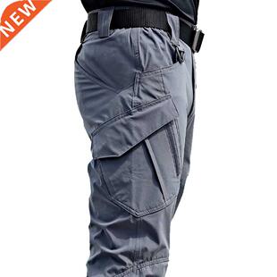 New Mens Tactical Pants Multiple Pocket Elaicity Military