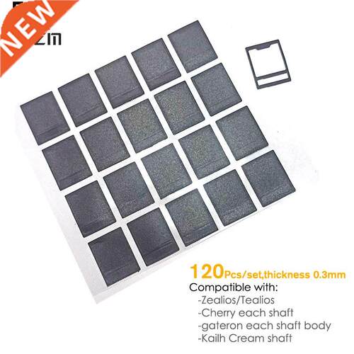 120Pcs/pack Black MX Switch Film For Mechanical Keyboard MDI