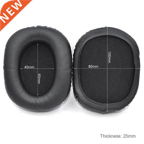 2 Pcs Replacement Ear Pads Cushon Earmuffs Soft Foam Earpad