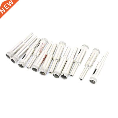 12 pcs 10 mm Dia Diamond Coated Granite Marble Stone Tile Gl