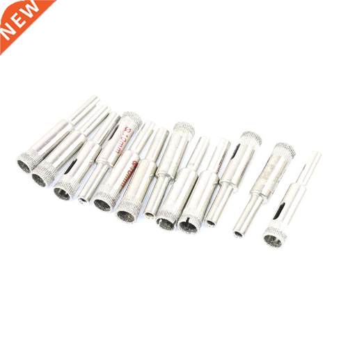 12 pcs 10 mm Dia Diamond Coated Granite Marble Stone Tile Gl