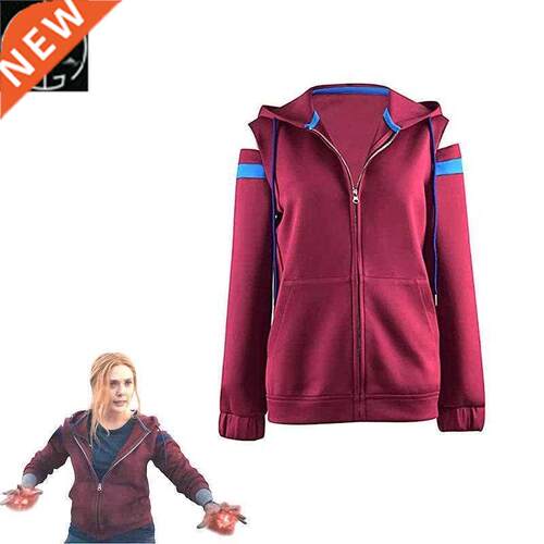 Wanda Vision Scarlet Witch Coat cosplay Red Coat