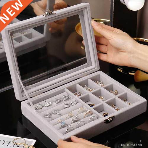 Hot Sales Fashion Portable Velvet Jewelry Ring Jewelry Displ