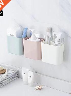 Wall Hanging Comb Toothpaste Storage Toothbrush Holder Bath