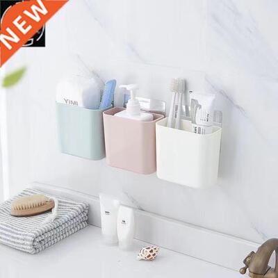Wall Hanging Comb Toothpaste Storage Toothbrush Holder Bath