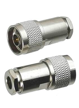 10pcs N Male Plug Connector Clamp RG5 RG6 5D-FB LMR300 Cable