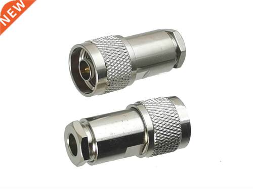 10pcs N Male Plug Connector Clamp RG5 RG6 5D-FB LMR300 Cable