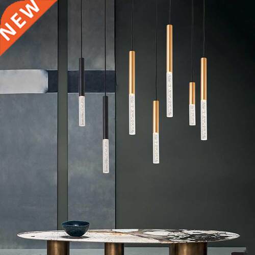 Simple LED Glass Chandelier For Dining Table Bedroom Kitchen