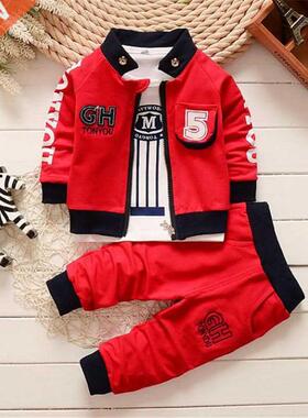 Baby Boy Fashion Clothing Set Kid Tie Suits High Quality Aut