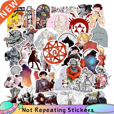 10/50pcs/pack Fullmetal Alchemist Cartoon Anime Stickers Fo