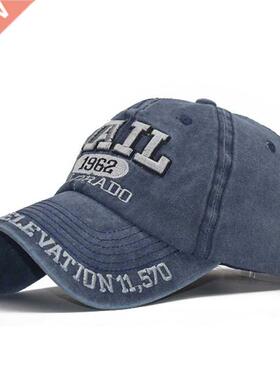 100% waed cotton men baseball cap fitted caps snapback hat