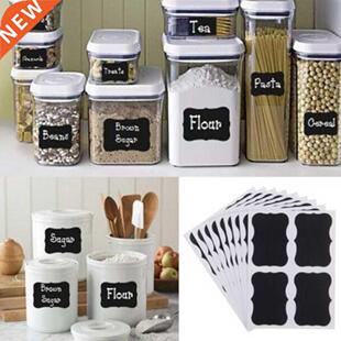 9/36Pcs Chalkboard Chalk Board Stickers Blackboard Craft