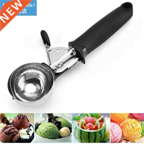 1pc Ice Cream Spoon Anti-Freeze Stainless Steel Spoon Fruit