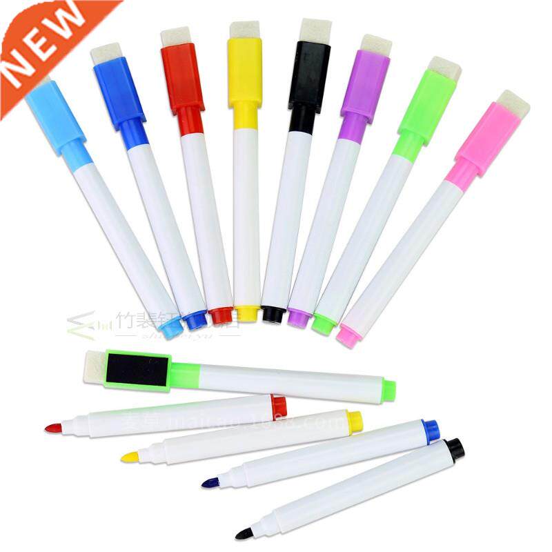 8colors Erasable Colorful black School Whiteboard Pen Dry Wh - 实物图