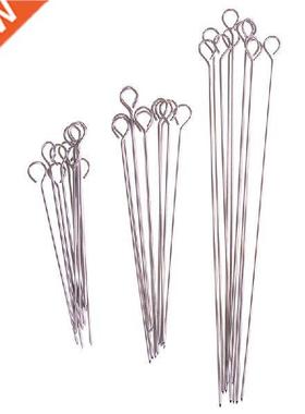 10pcs Outdoor Camping Picnic Meat Goose Round Roast Skewers