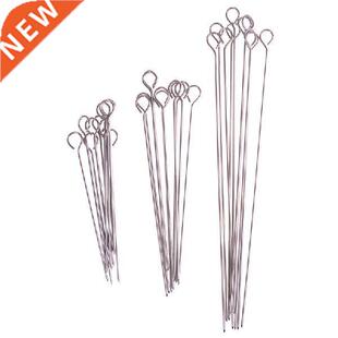 10pcs Outdoor Camping Picnic Meat Goose Round Roast Skewers