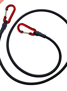 60-200cm Heavy Duty Bungee Cord Tie Strap String with Carabi
