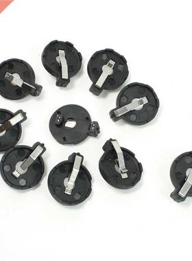 CR2016 2025 2032 Coin Cell Button Holder Socket Black 10 Pcs