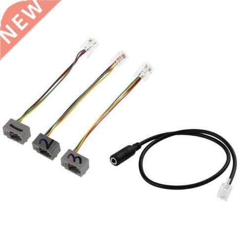 ALLOYSEED RJ9 4P4C Male to 3.5mm Female Adapter cable with 3