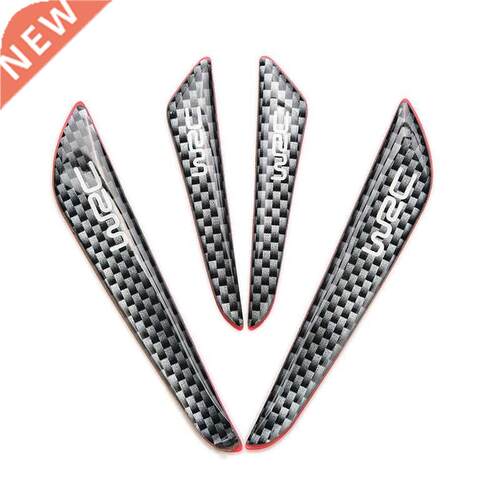 4PCS carbon fiber Car Door Decoration Strip General universa