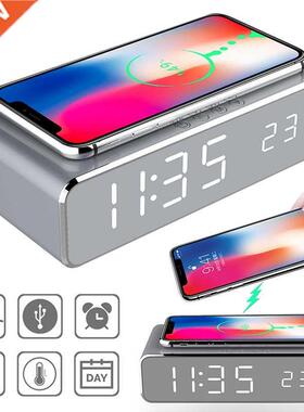 HD 2 In 1 Luminous Digital LED Desktop Alarm Clock With Ther