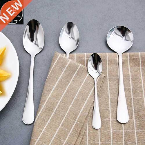 Spoon stainless steel long handle coffee rice soup spoon