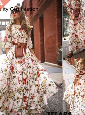 Party Evening Beach Floral Summer Dress Streetwear