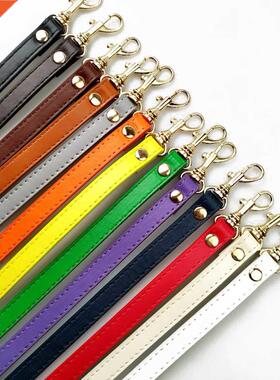 Plain Weave 120cm Bag Shoulder strap  Handle PU Leather S
