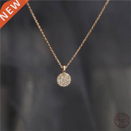 925 Sterling Silver French Simple Pavé Crystal Brand