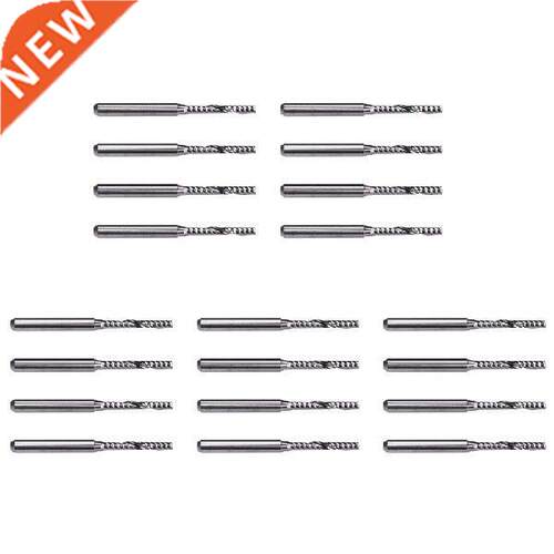 20X 2Mm X 15Mm Carbide Single Flute Spiral End Mill CNC