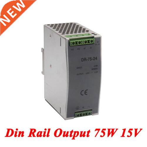 DR-75 Din Rail Power Supply 75W 15V 5A,Switching Power Suppl