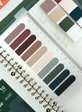 60/120/200 PCS PET Translucent Waterproof Morandi Color Writ