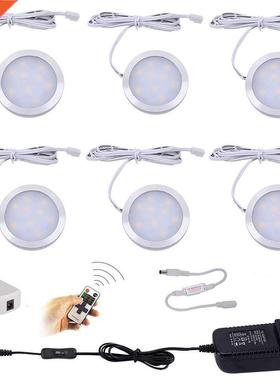 LED Under Cabinet Lighting 3/4/6/8/10 Pcs Dimmable Puck Lig
