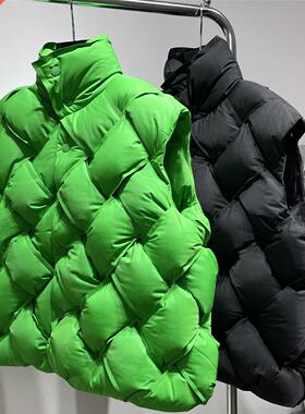 More Than 500g Filling Women's Weave Knit Fluffy Dow