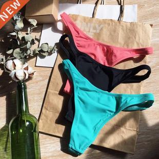 Lunamy Hot Sale Swimsuit Thong Swimwe Women Bikini Bottoms