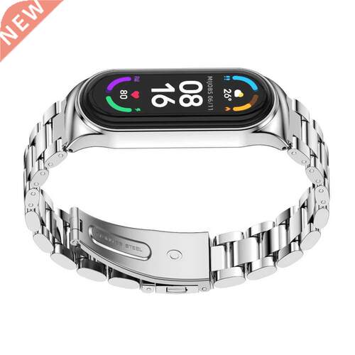 Strap for Mi Band 7 6 5 4 3 Metal Correa Mi Band 6 Bracelet