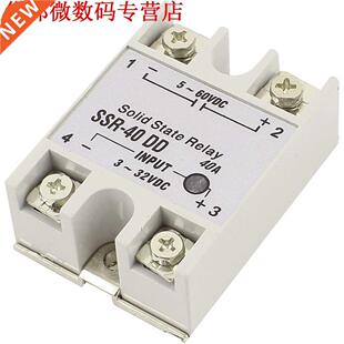 Eenfase Solid State Relais DC-DC SSR-40DD 40A DC3-32V DC5-60
