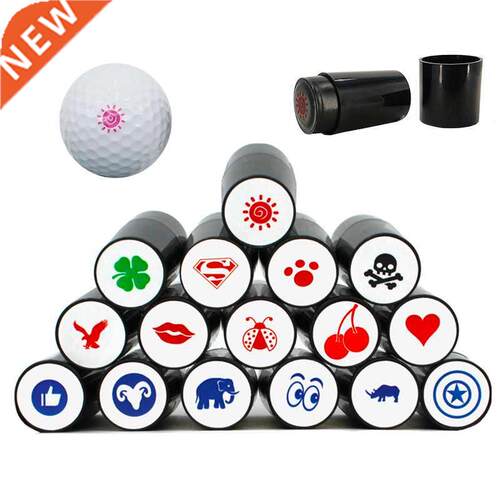 1 Pcs Golf Ball Stamper Stamp Marker Various Patterns Quick