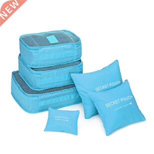 6PCS Travel Storage Bag Set for Clothes Tidy Organizer